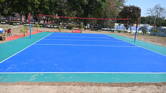 7 The Newly Prepared Volleyball Ground Motivation to the new generation to adopt outdoor games